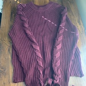 Cozy purple sweater